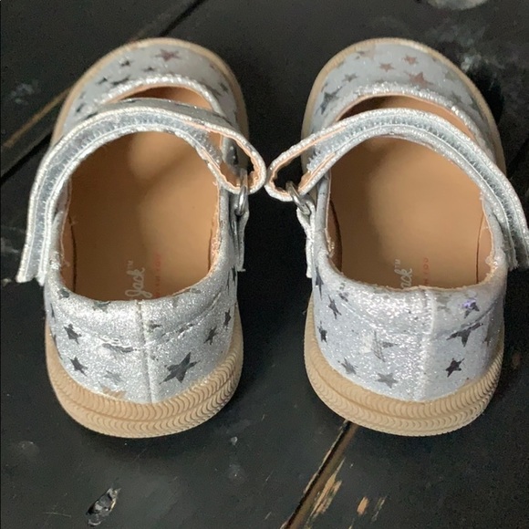 NWOB Cat & Jack Annabelle Silver Glitter Star - Picture 5 of 11